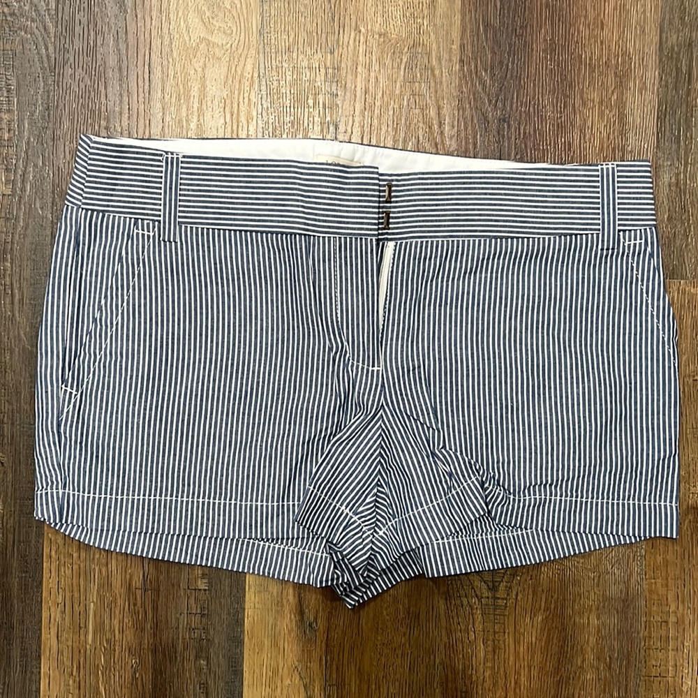 J Crew striped shorts